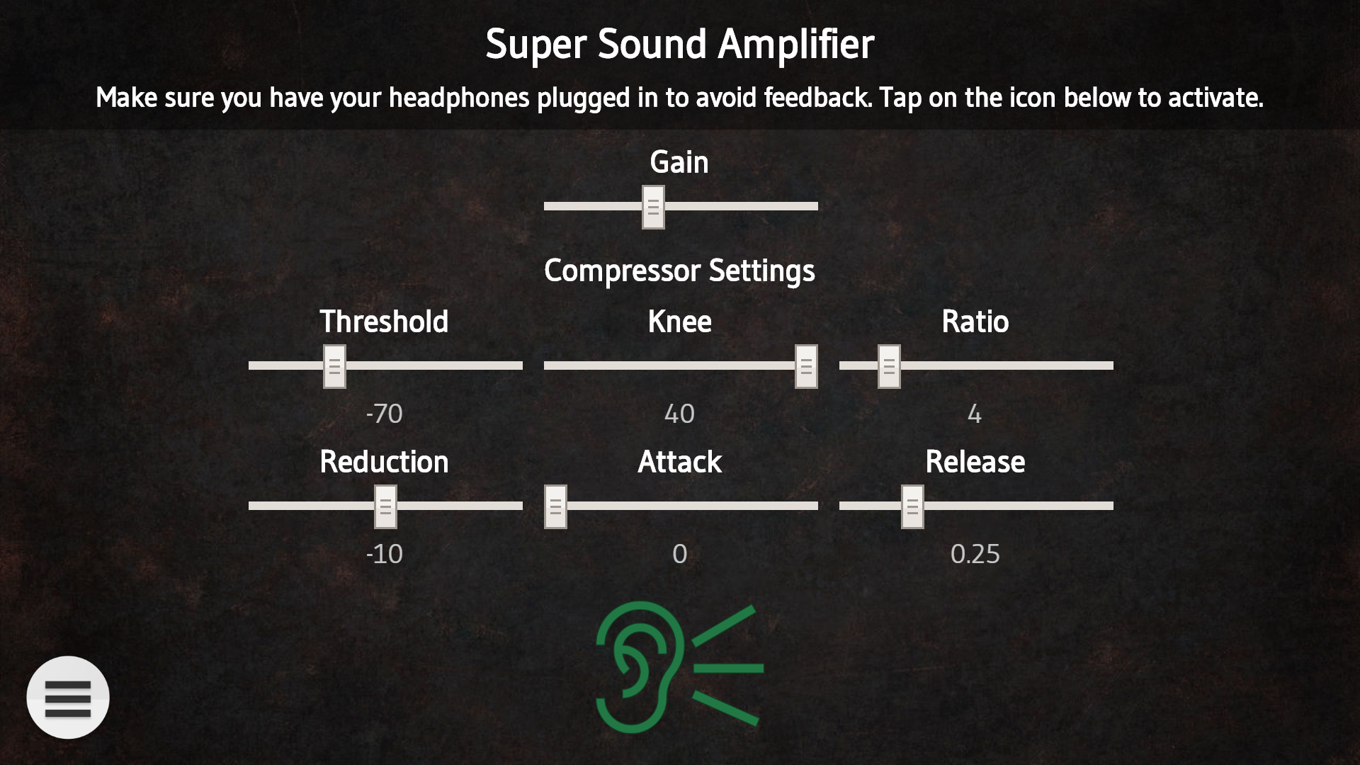 Super Sound Amplifier screenshot