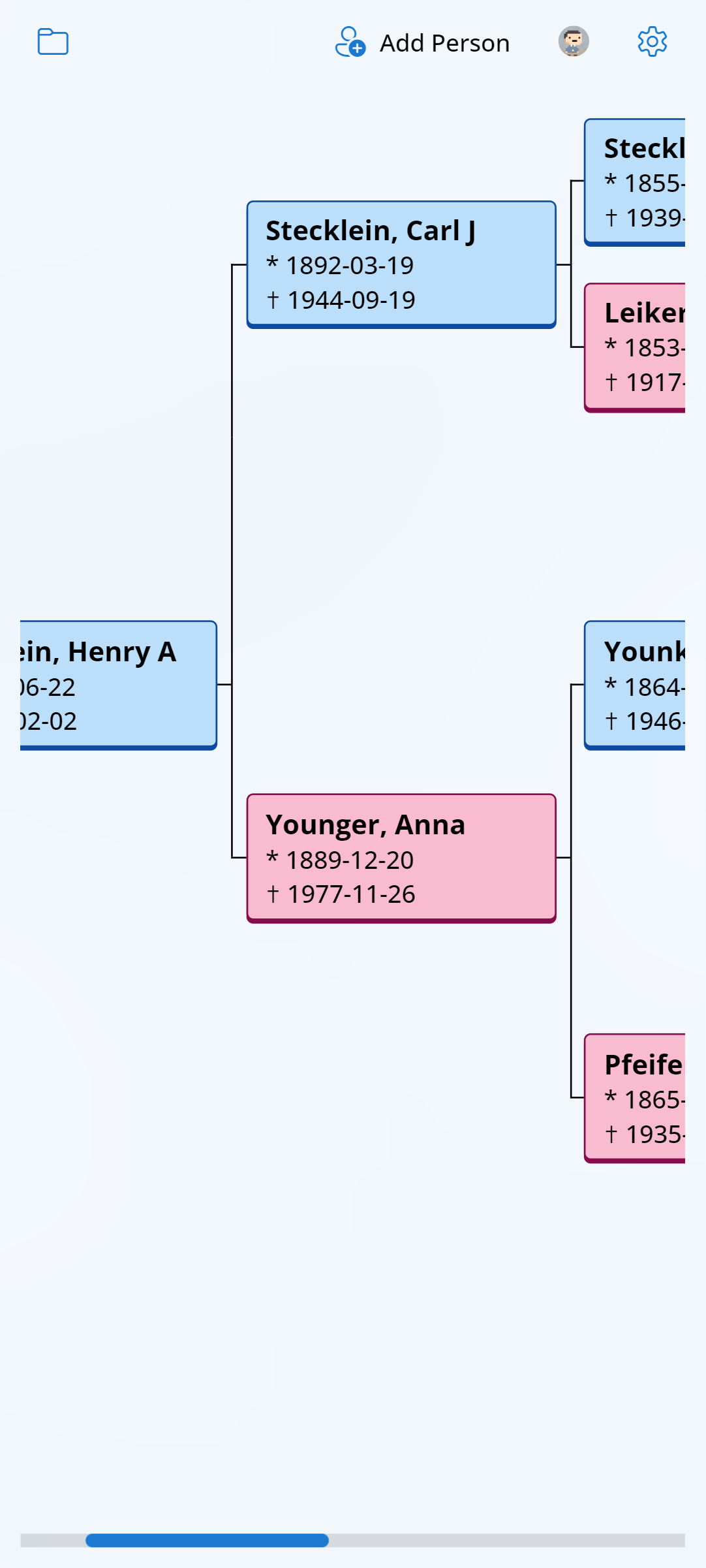 EZ Genealogy screenshot