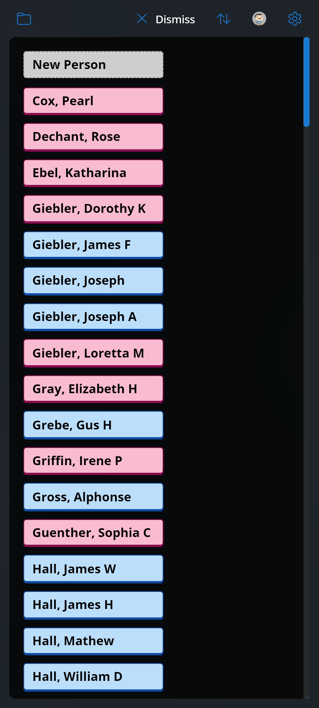 EZ Genealogy screenshot