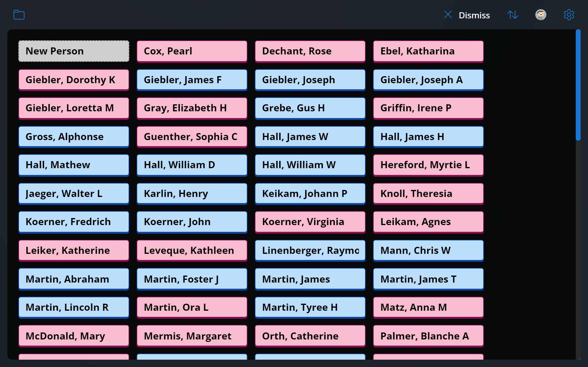 EZ Genealogy screenshot