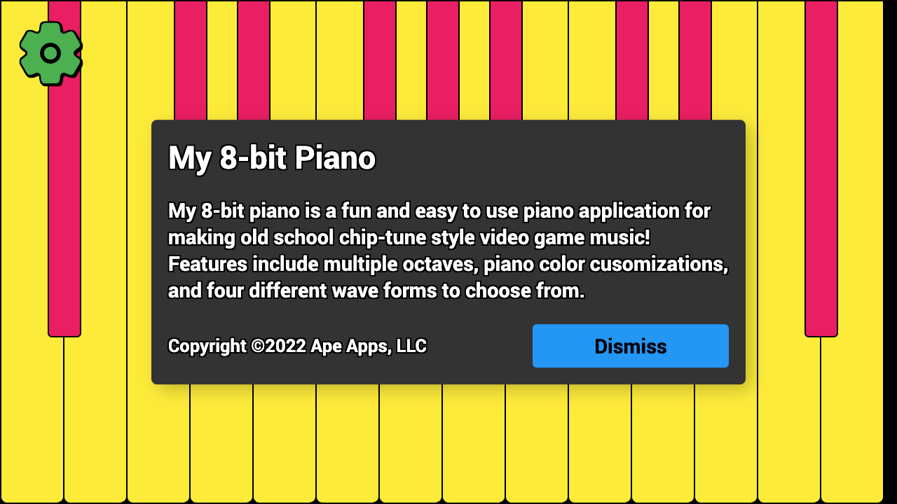 My 8 Bit Piano screenshot