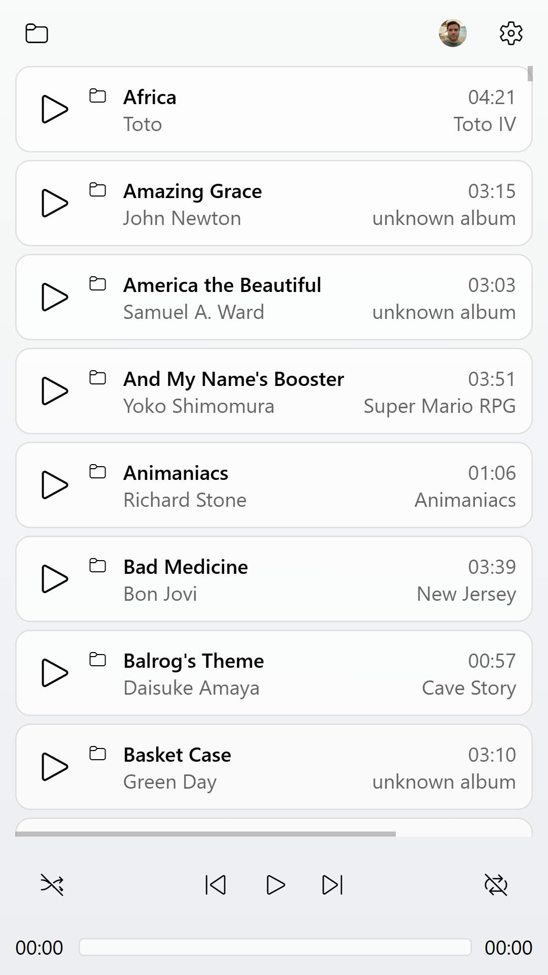 MIDIAmp screenshot