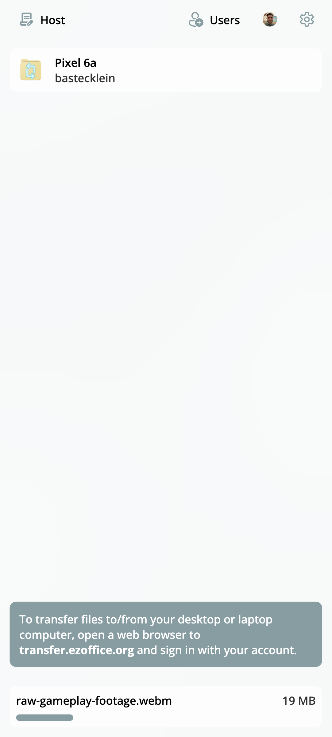 EZ File Transfer screenshot