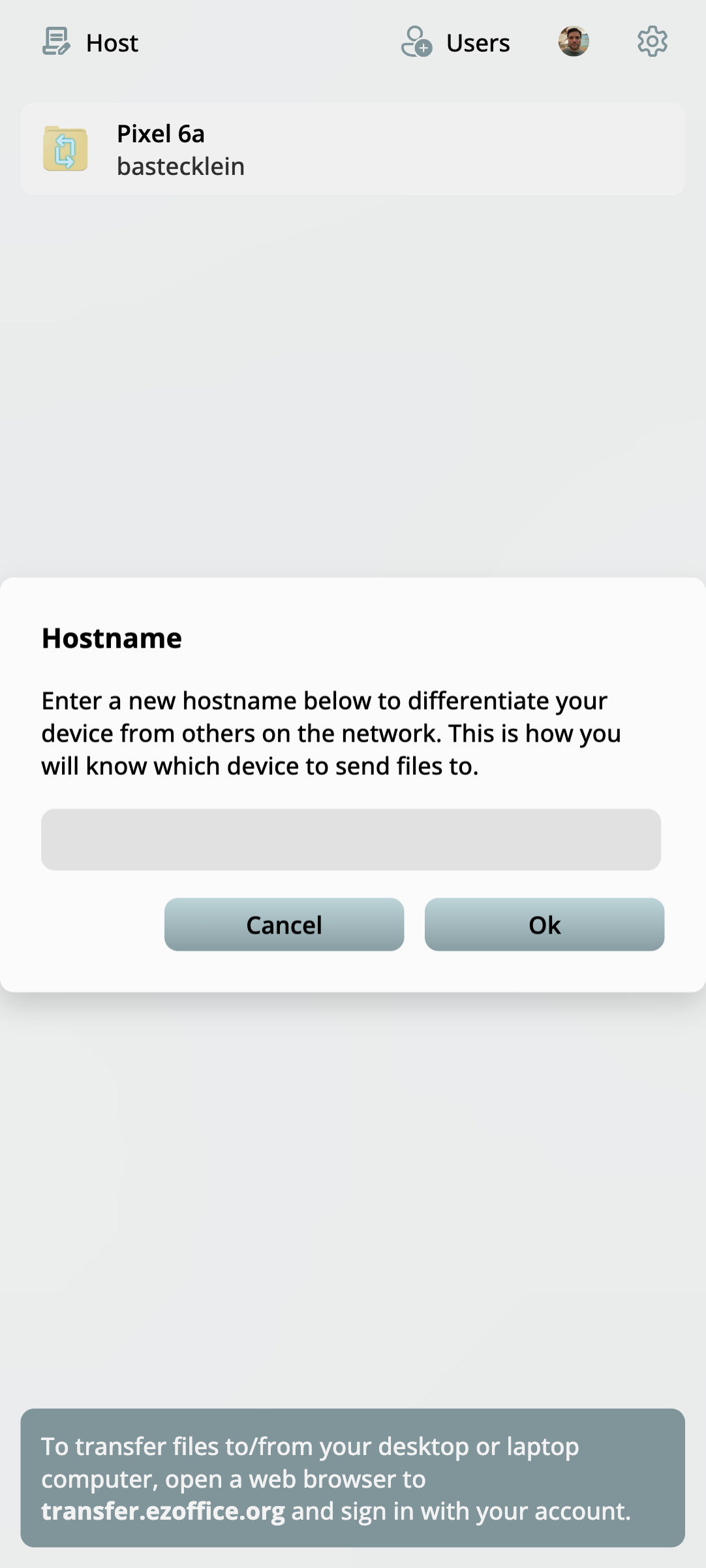 EZ File Transfer screenshot