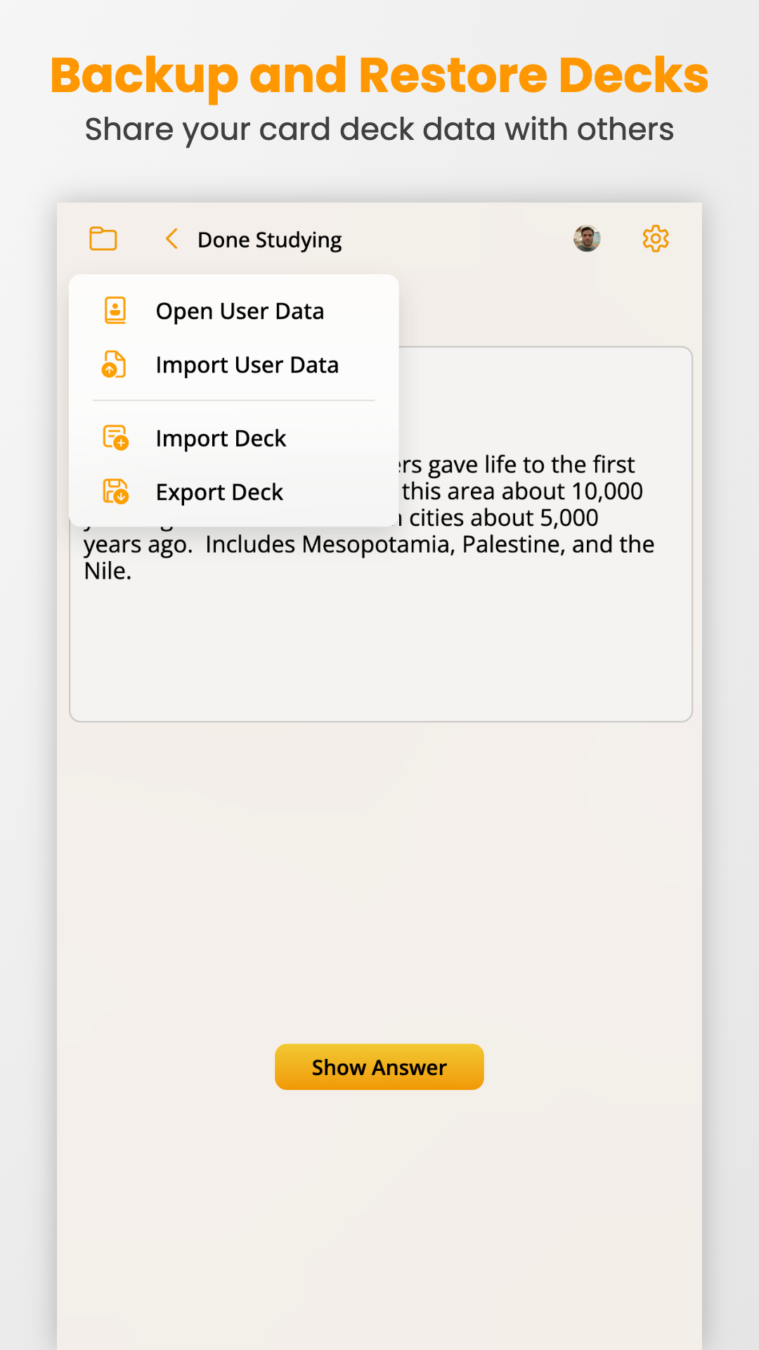 EZ Cards screenshot