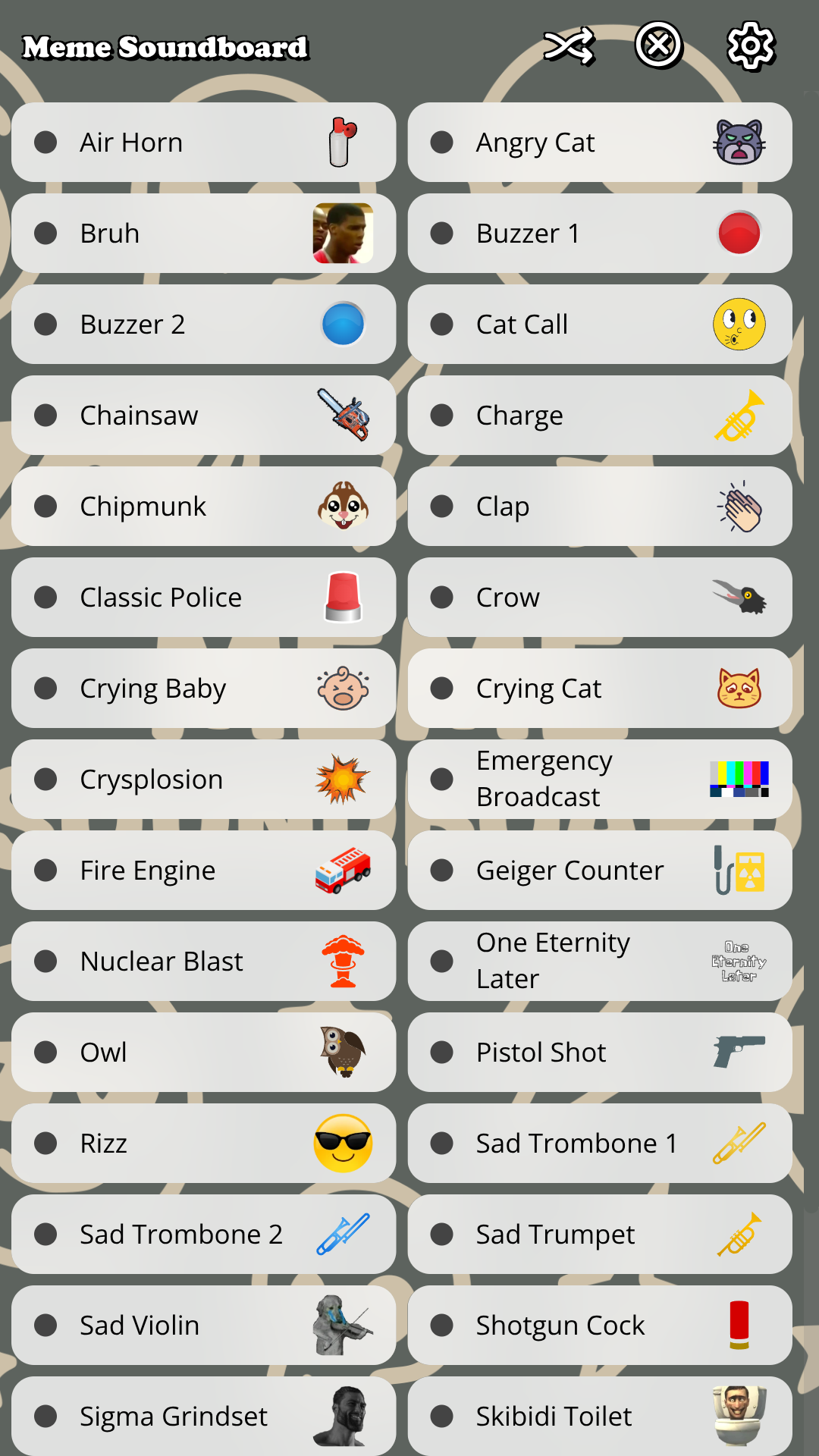 Meme Soundboard screenshot