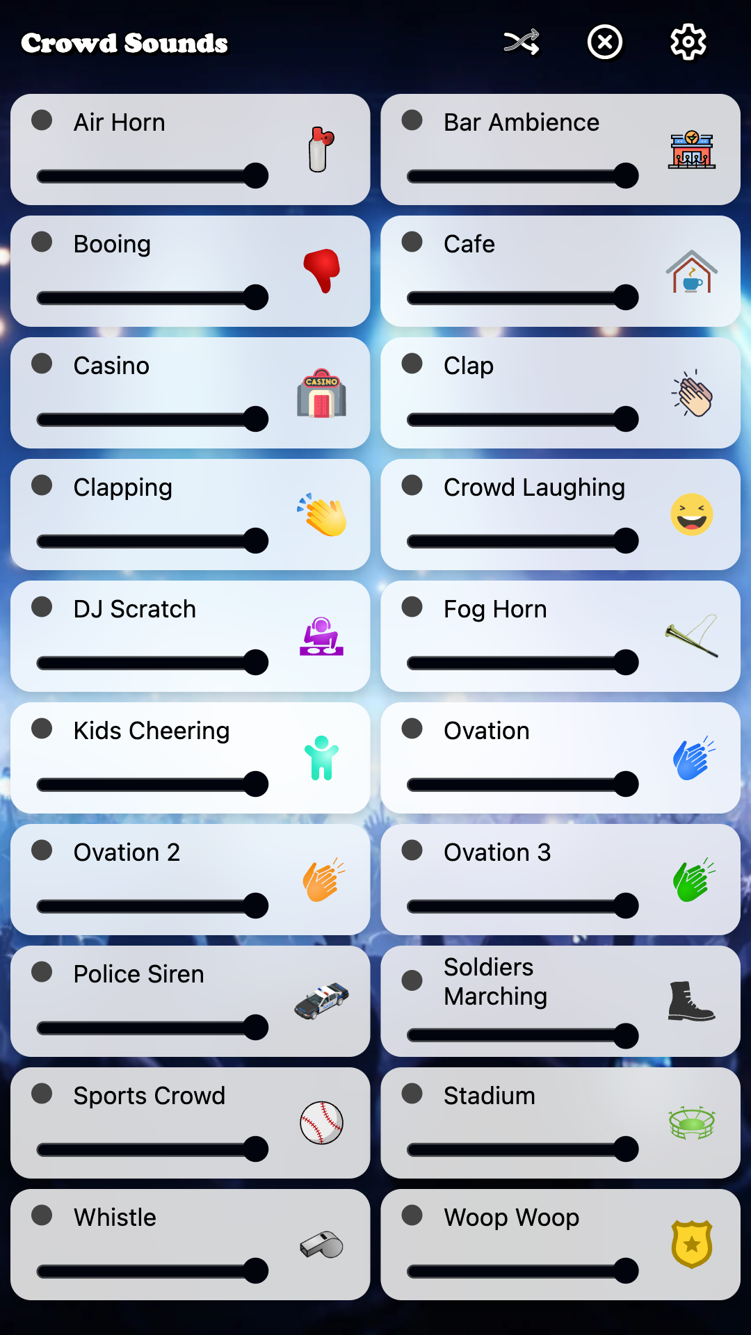 Crowd Sounds screenshot