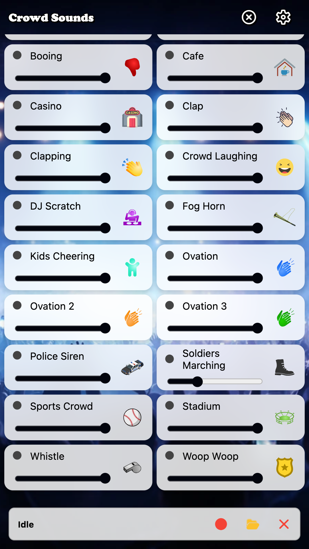 Crowd Sounds screenshot