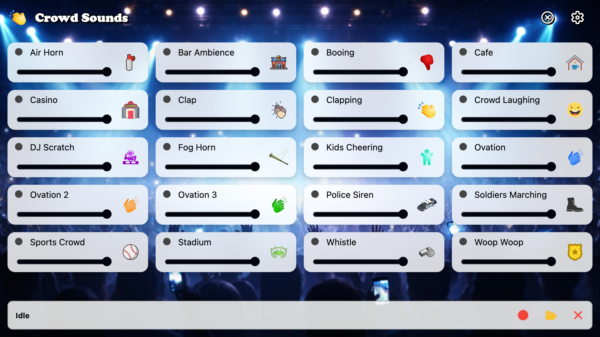 Crowd Sounds screenshot