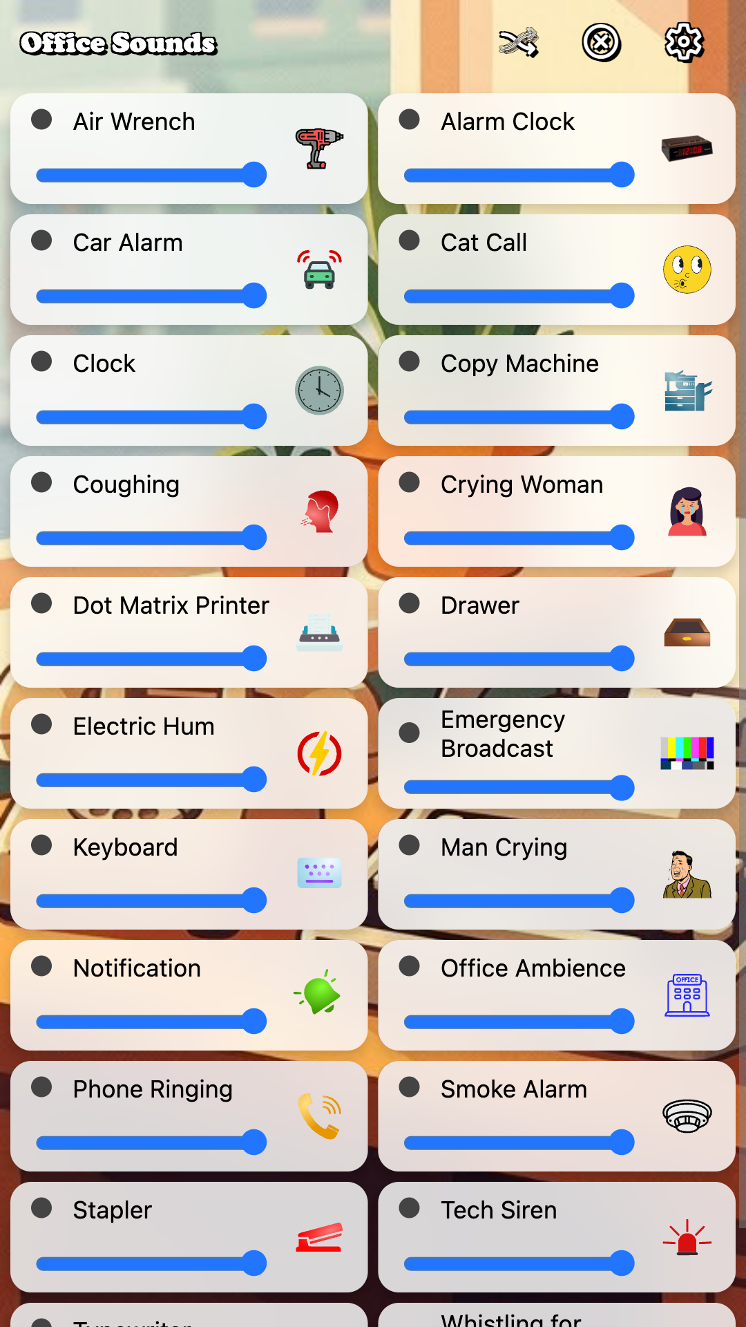 Office Sounds screenshot