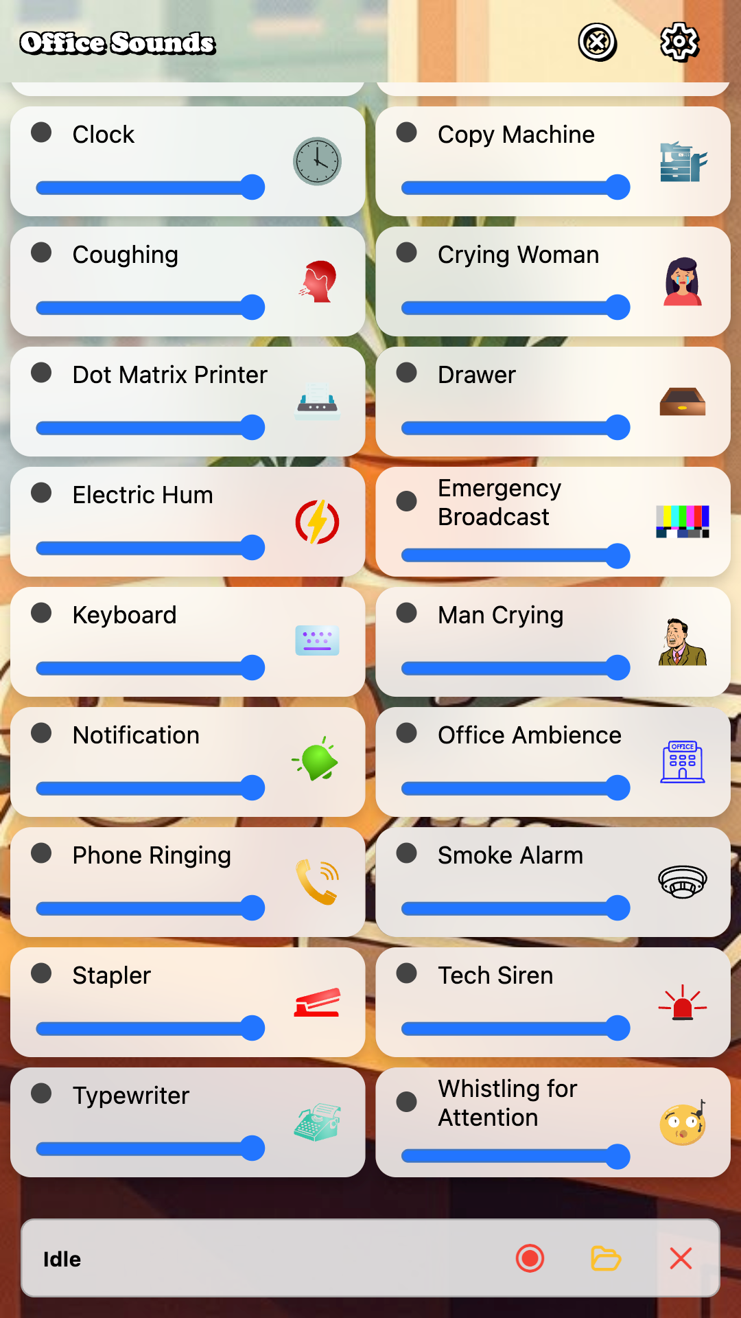 Office Sounds screenshot