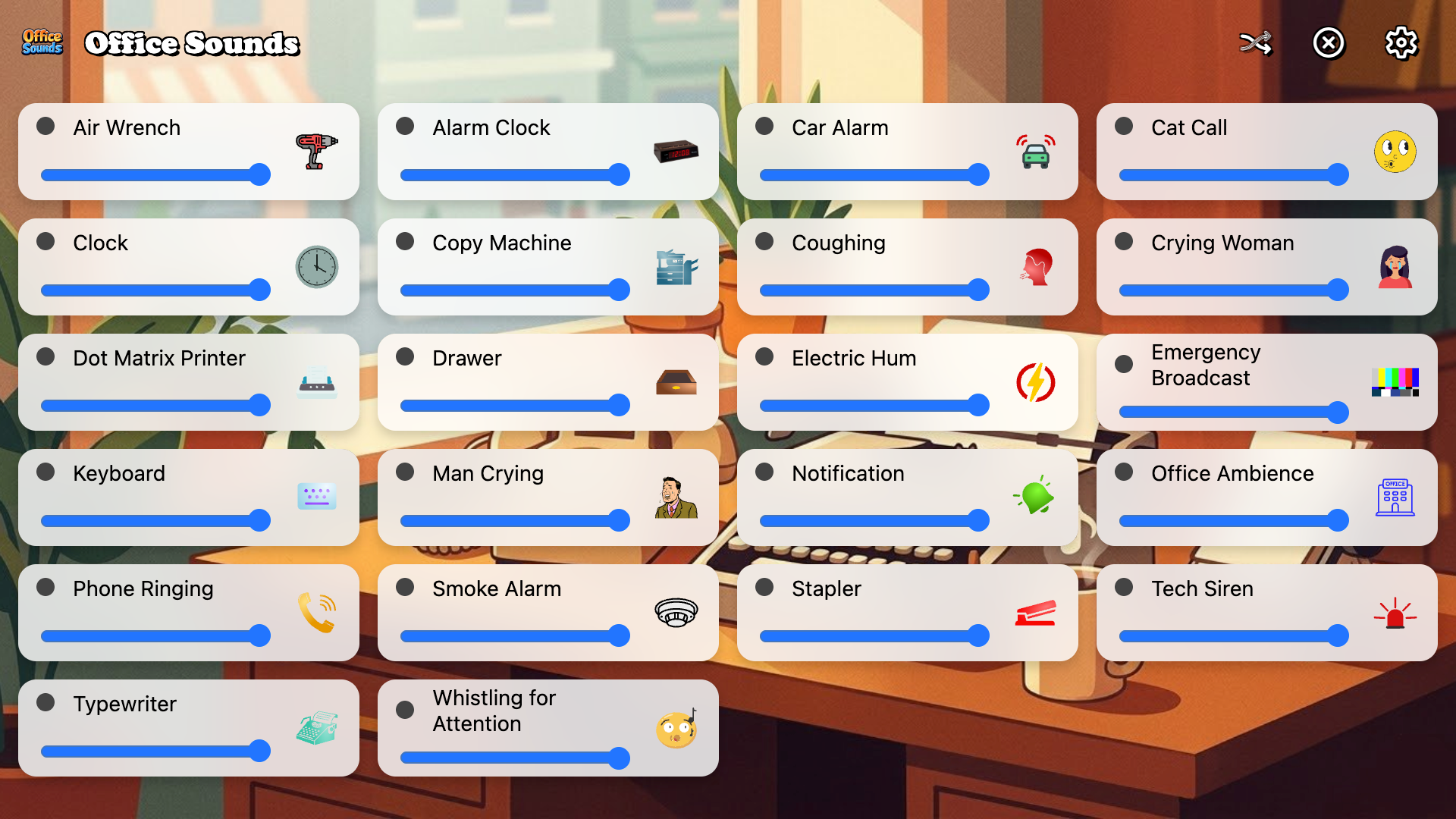 Office Sounds screenshot