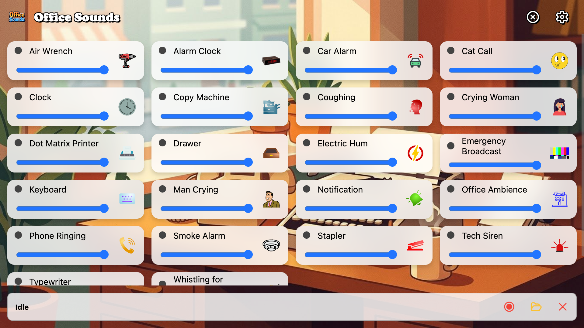 Office Sounds screenshot
