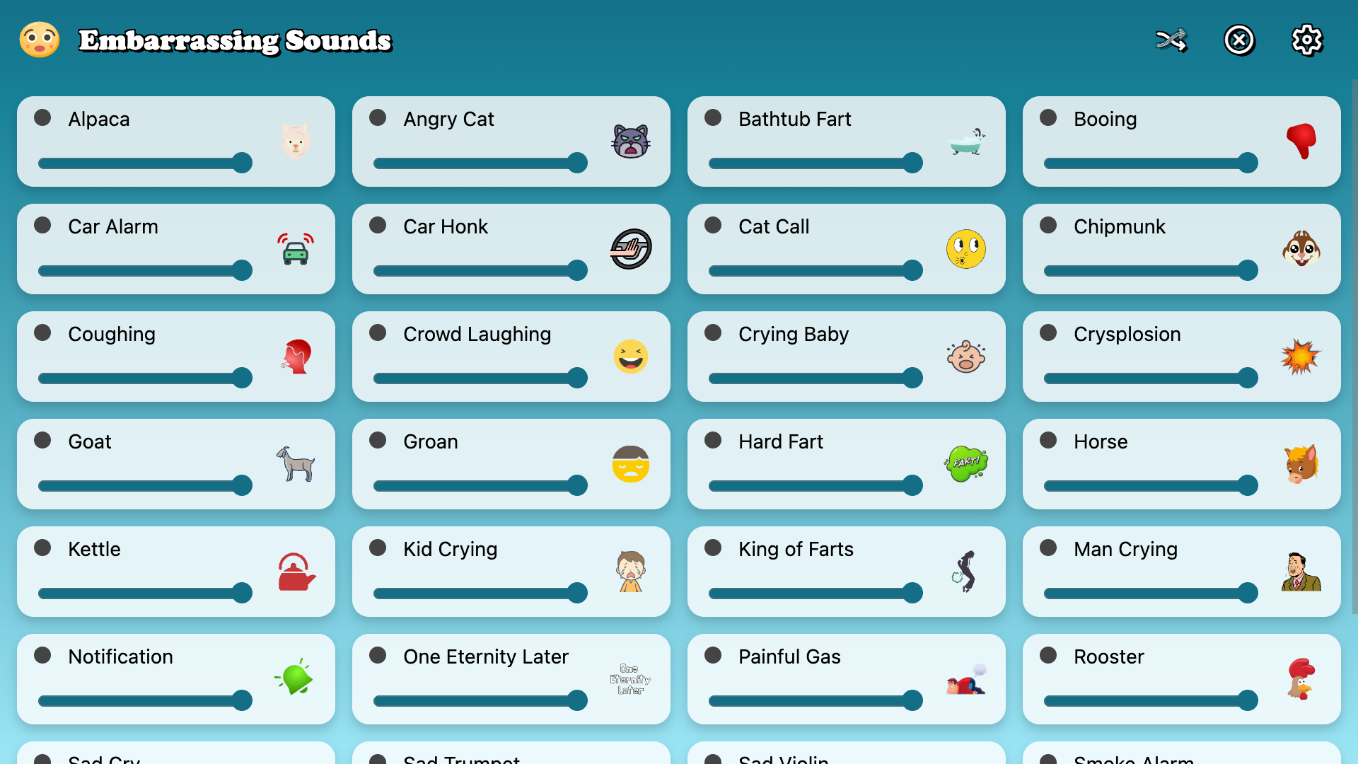 Embarrassing Sounds screenshot