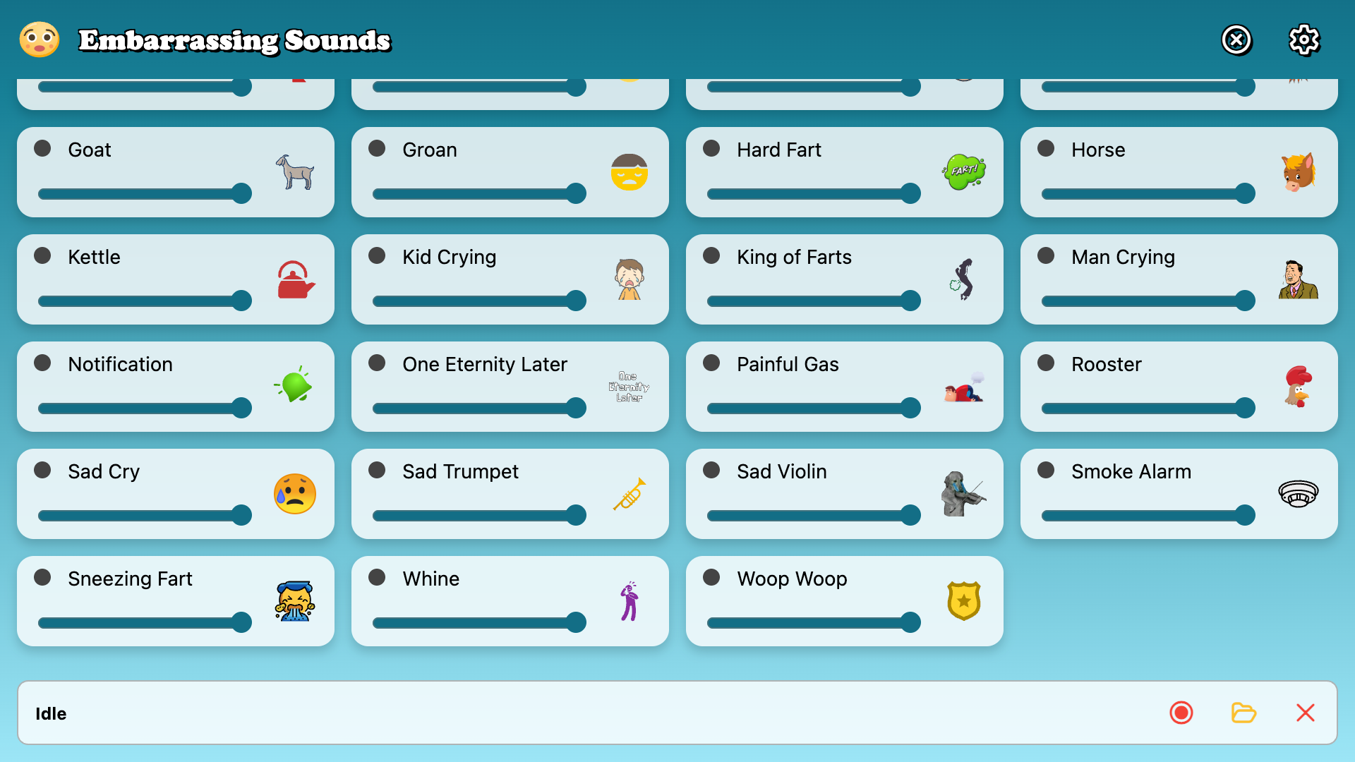 Embarrassing Sounds screenshot