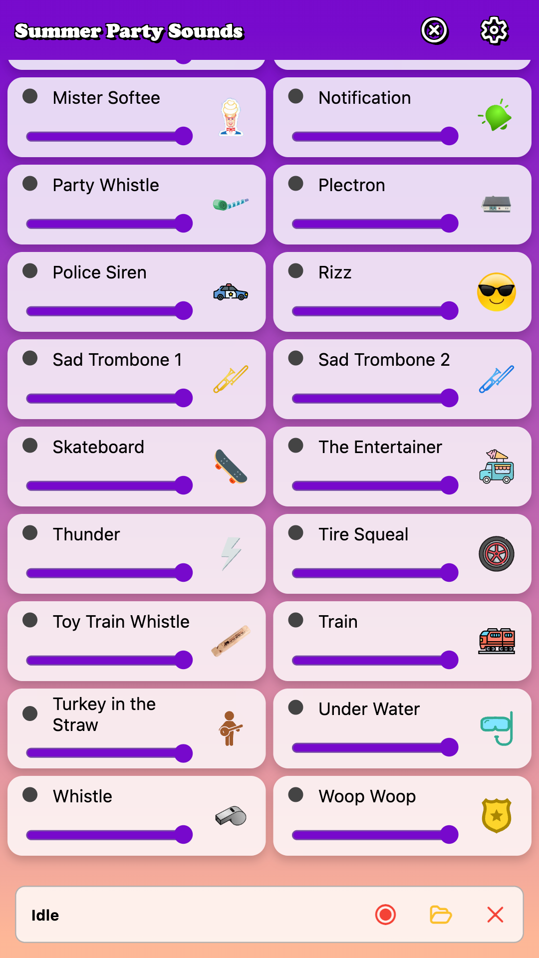 Summer Party Sounds screenshot