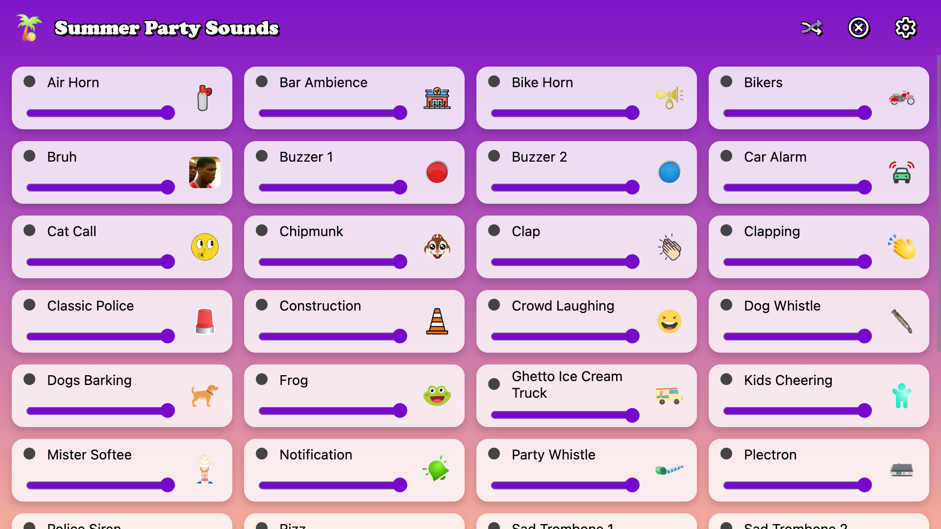 Summer Party Sounds screenshot