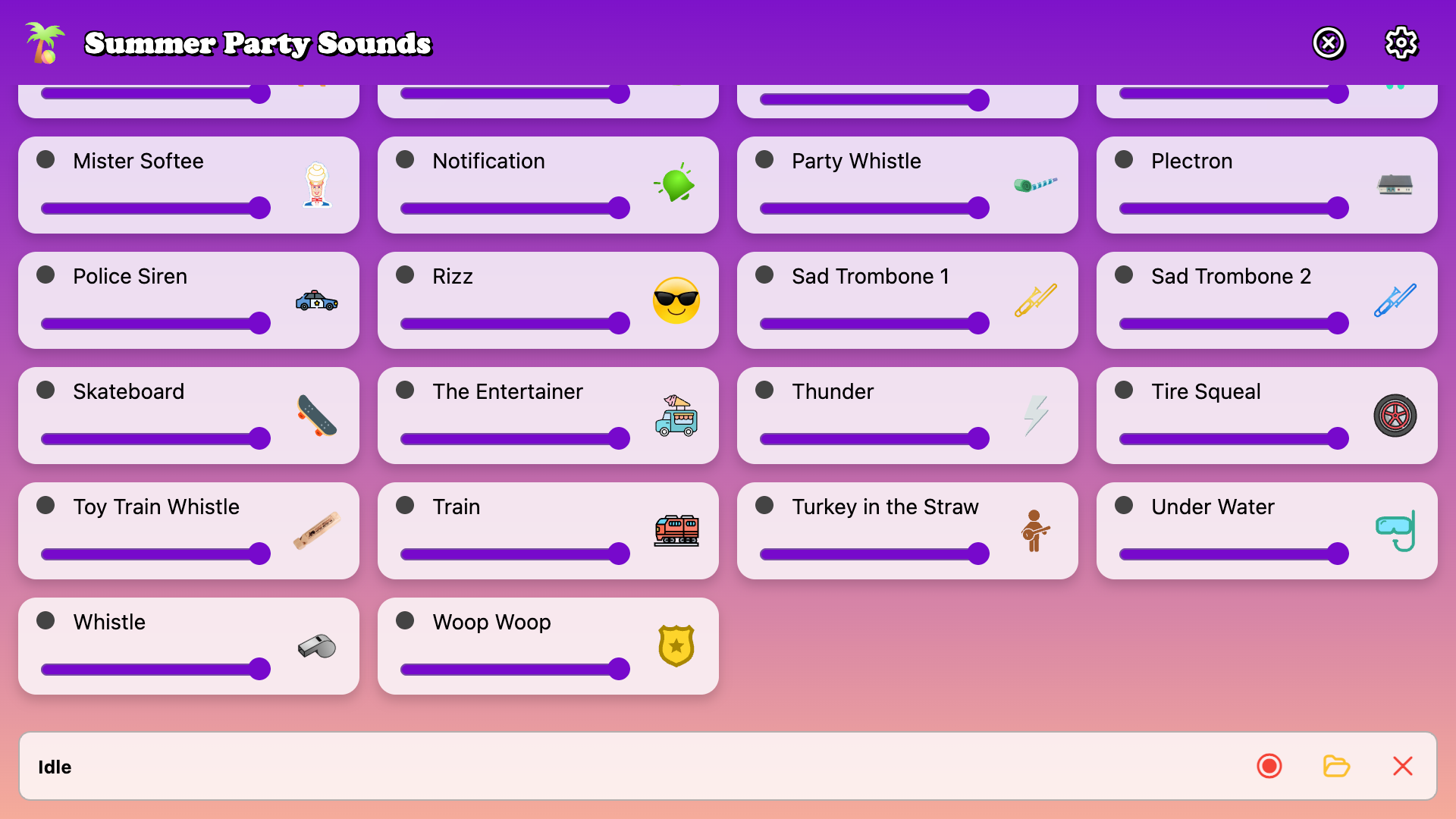 Summer Party Sounds screenshot