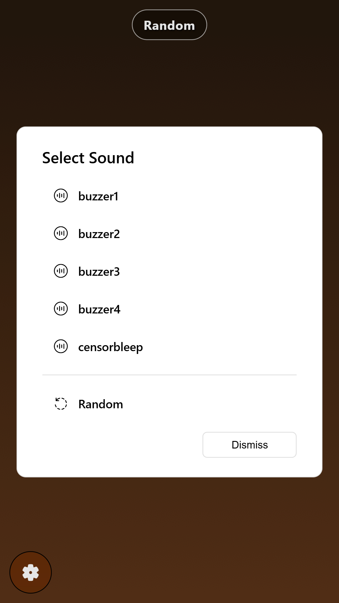 Buzzers screenshot