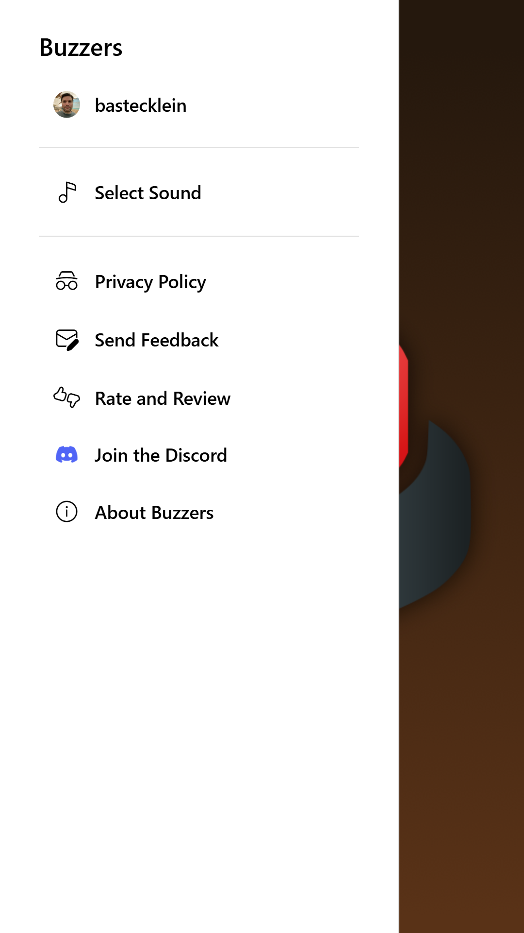 Buzzers screenshot
