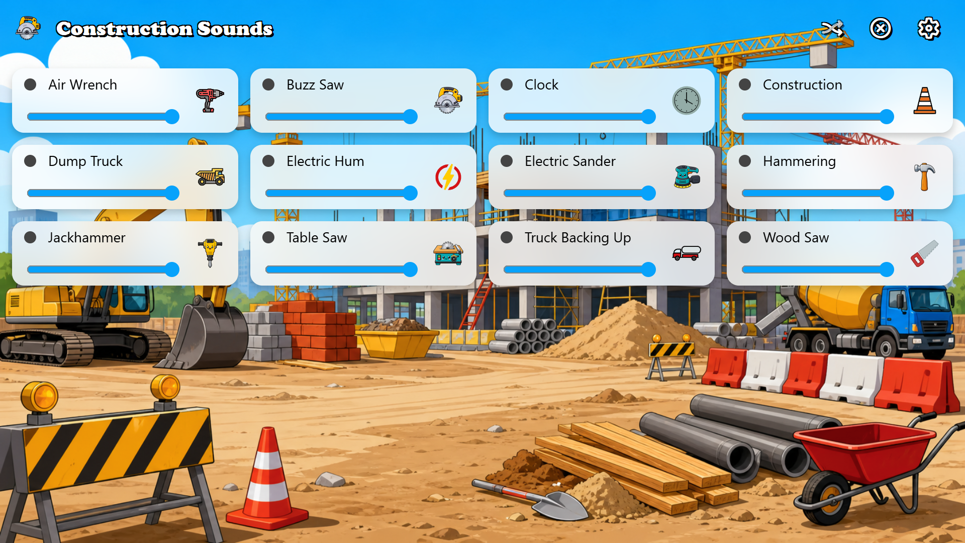 Construction Sounds screenshot