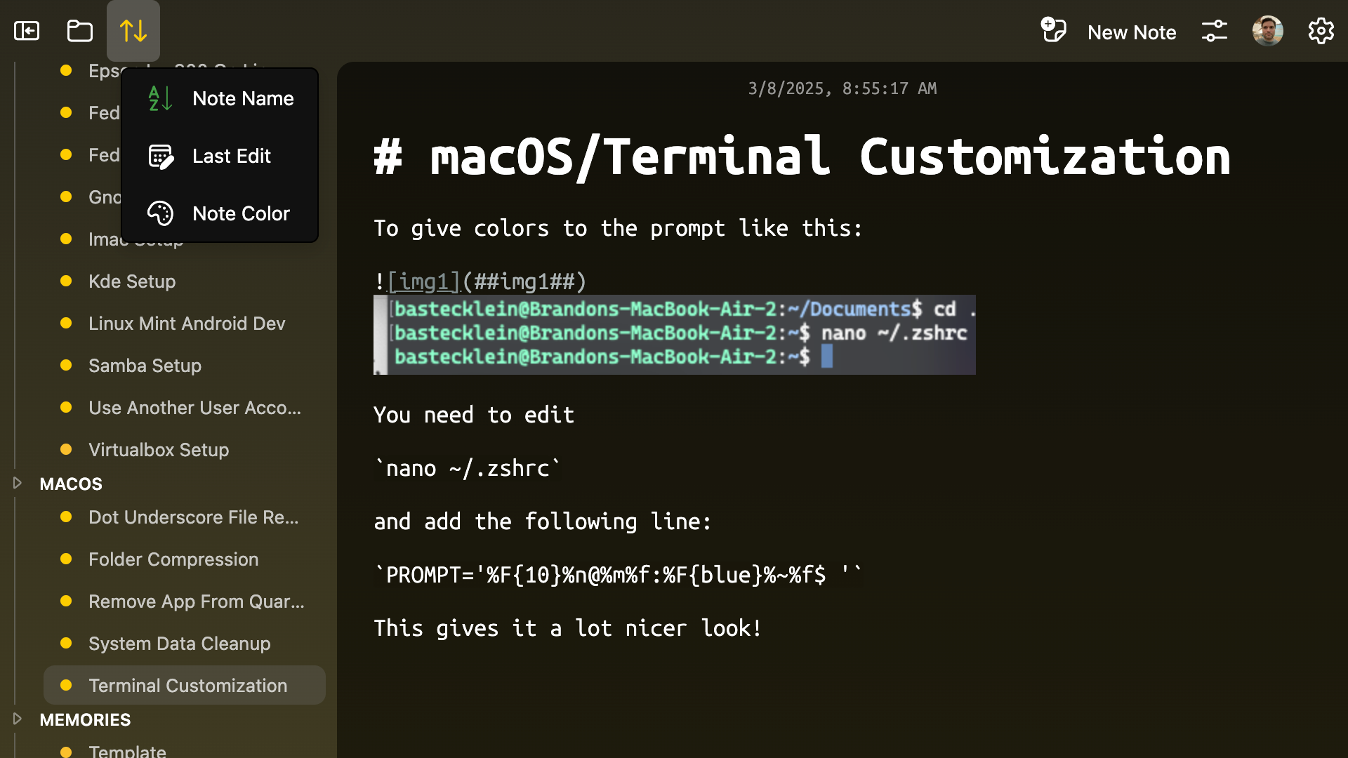 EZ Notepad screenshot